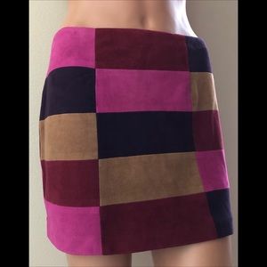Laundry Patchwork Mini Skirt